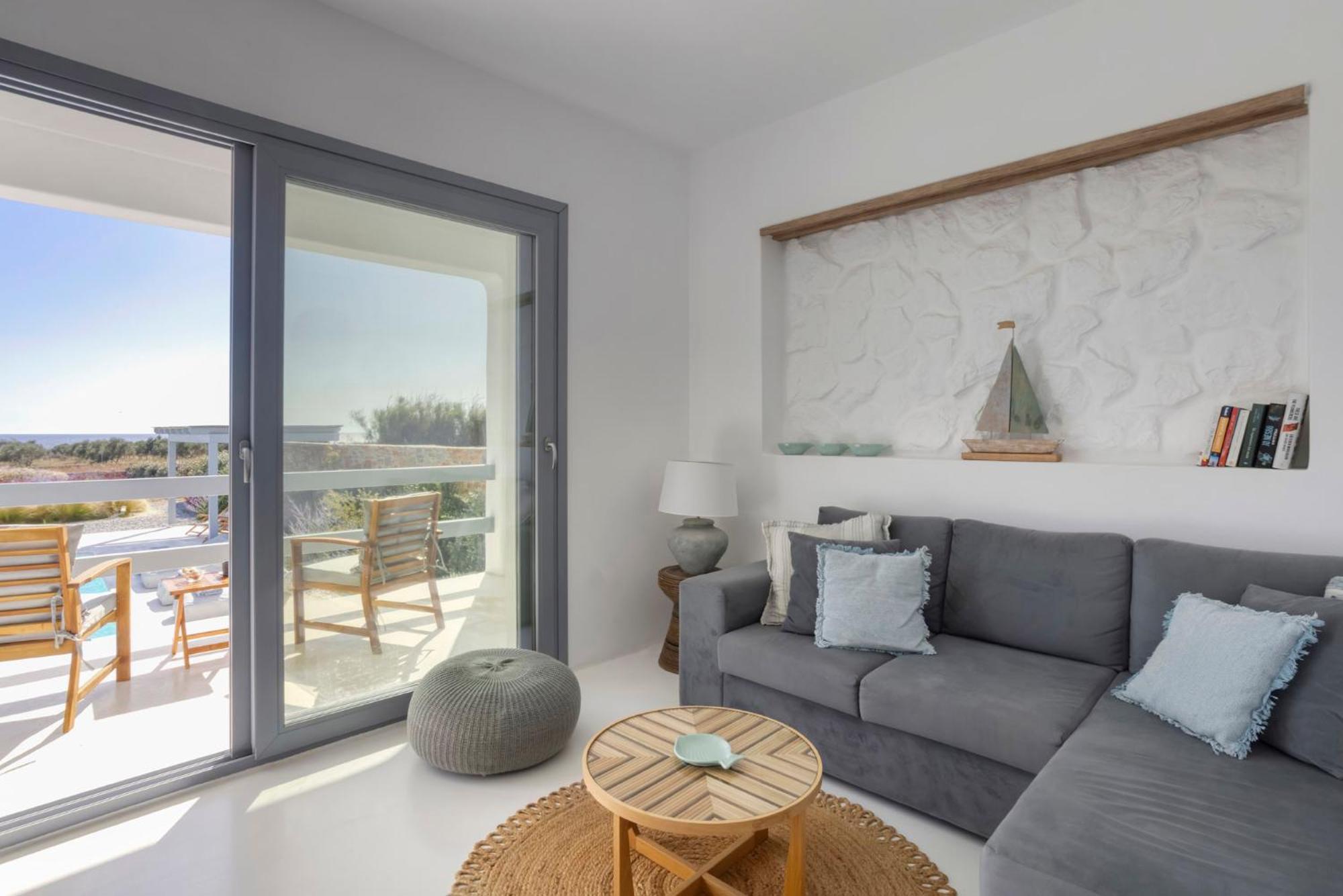 Villa Dione, Private Pool & Seaview By Naxos Dunes Kastrákion Екстериор снимка