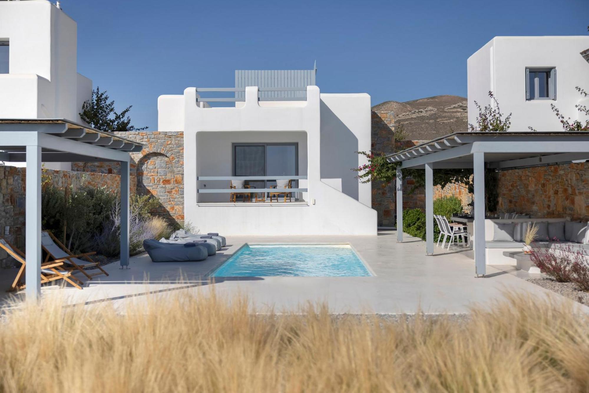Villa Dione, Private Pool & Seaview By Naxos Dunes Kastrákion Екстериор снимка