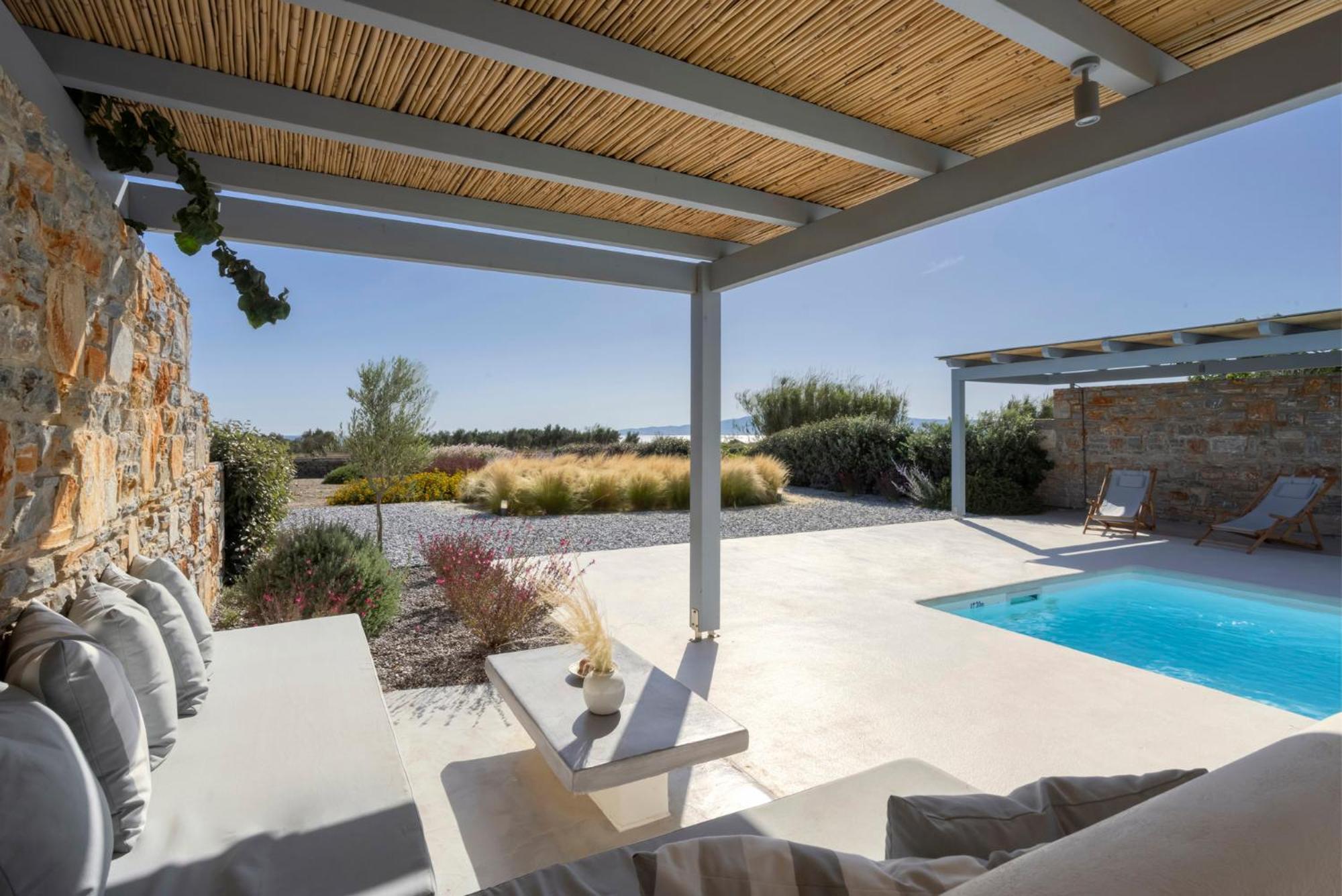 Villa Dione, Private Pool & Seaview By Naxos Dunes Kastrákion Екстериор снимка
