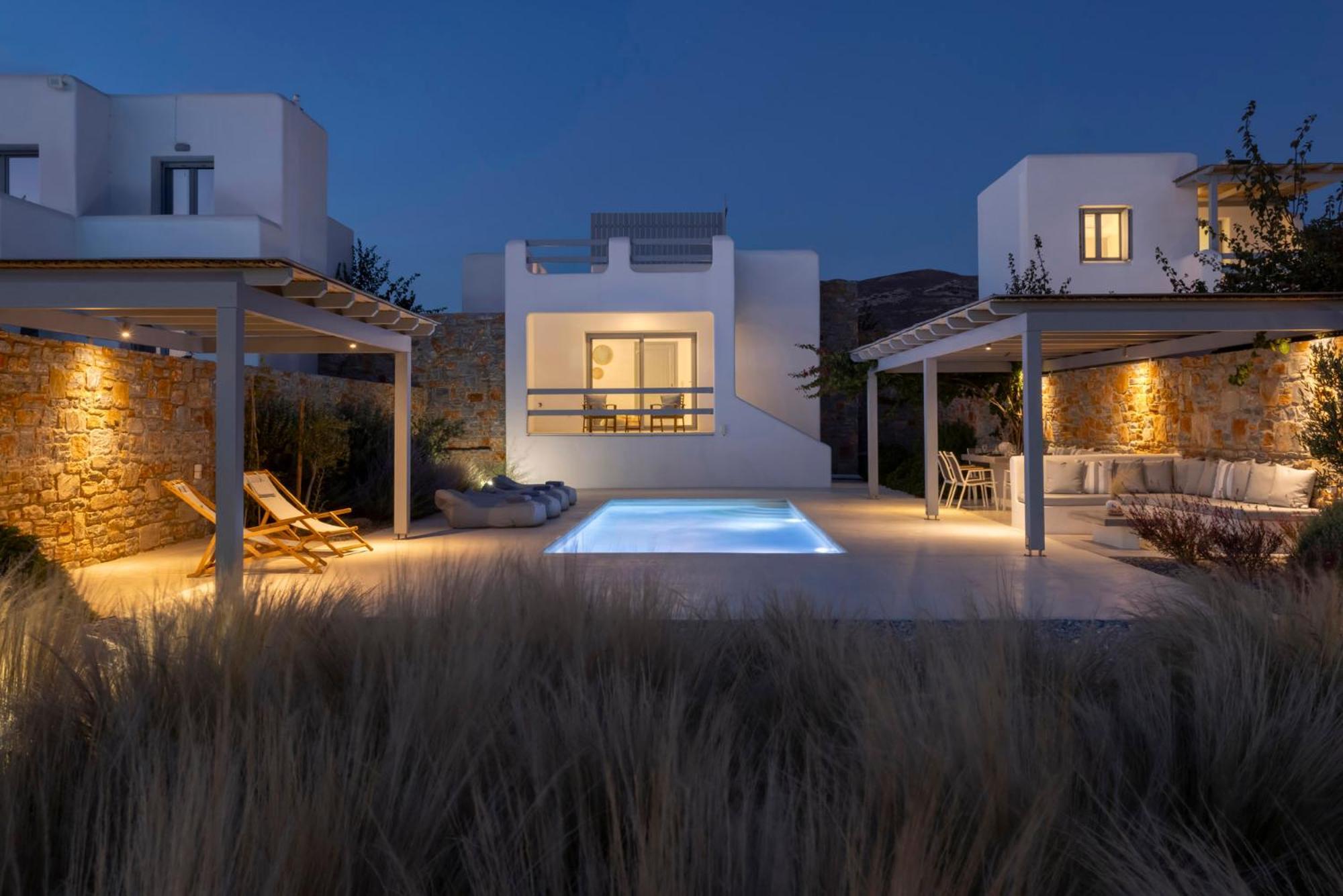 Villa Dione, Private Pool & Seaview By Naxos Dunes Kastrákion Екстериор снимка